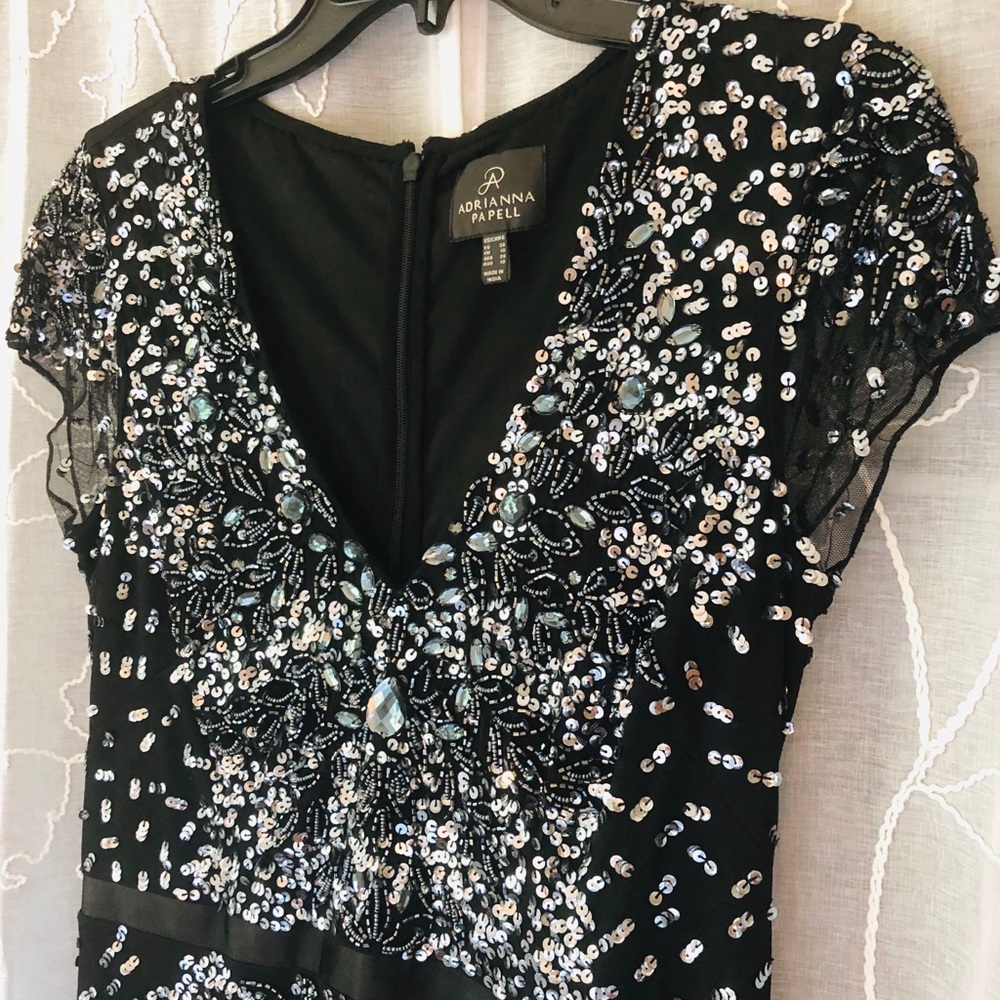 Floor Length Adrianna Papell Evening Gown